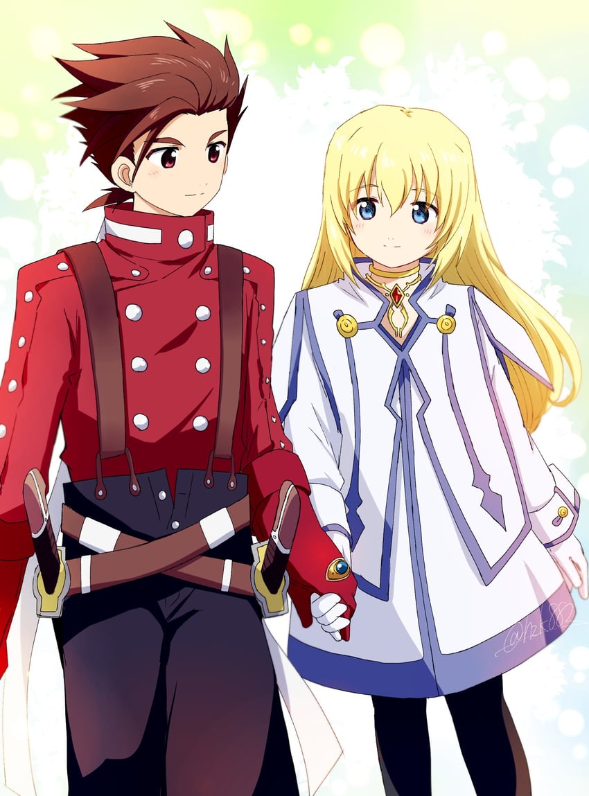 colette brunel and lloyd irving (tales of) drawn by hzk882