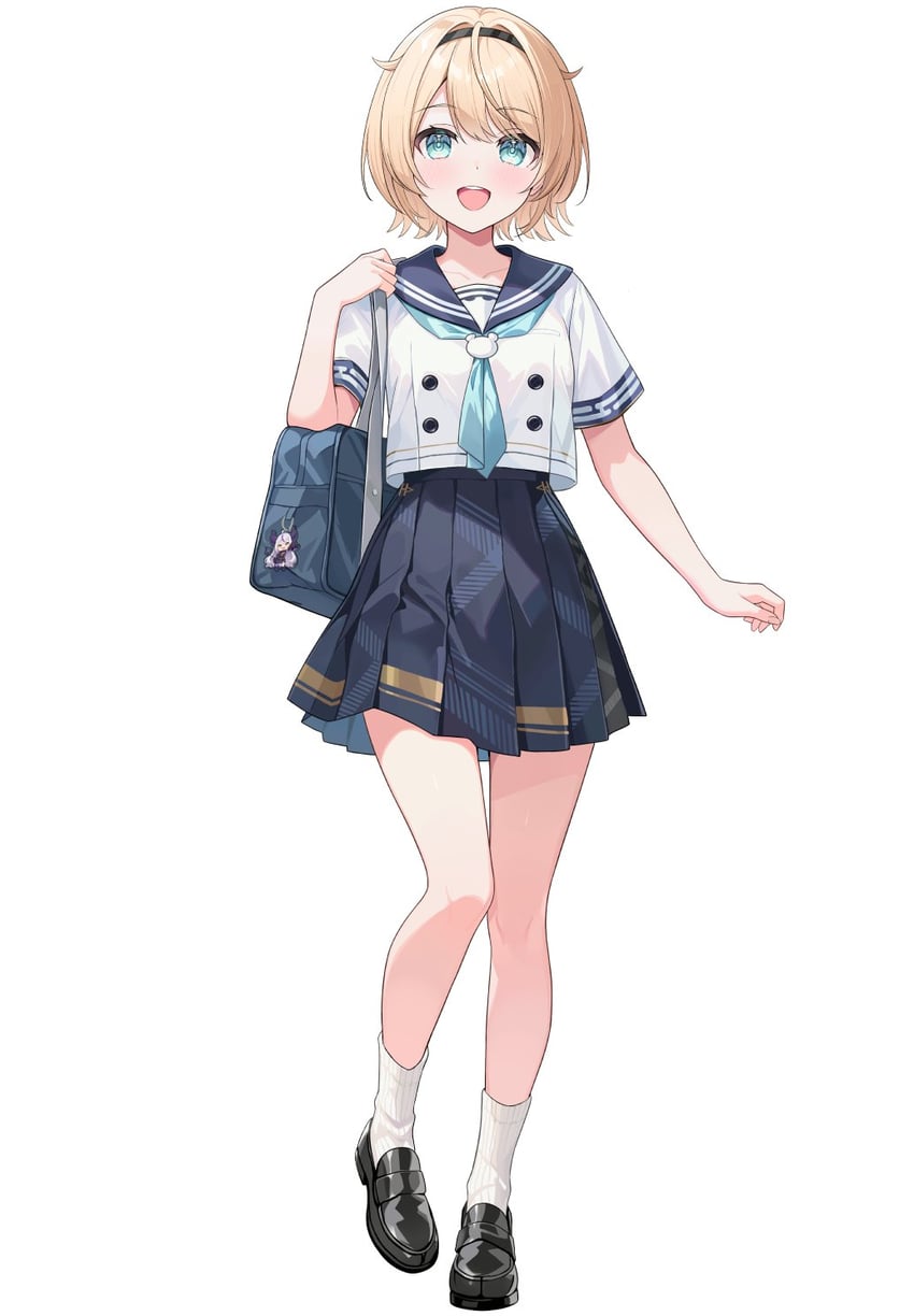 la+ darknesss and kazama iroha (hololive) drawn by adju_ster
