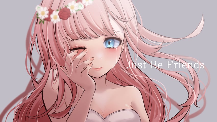 megurine luka (vocaloid and 1 more) drawn by rubibinon