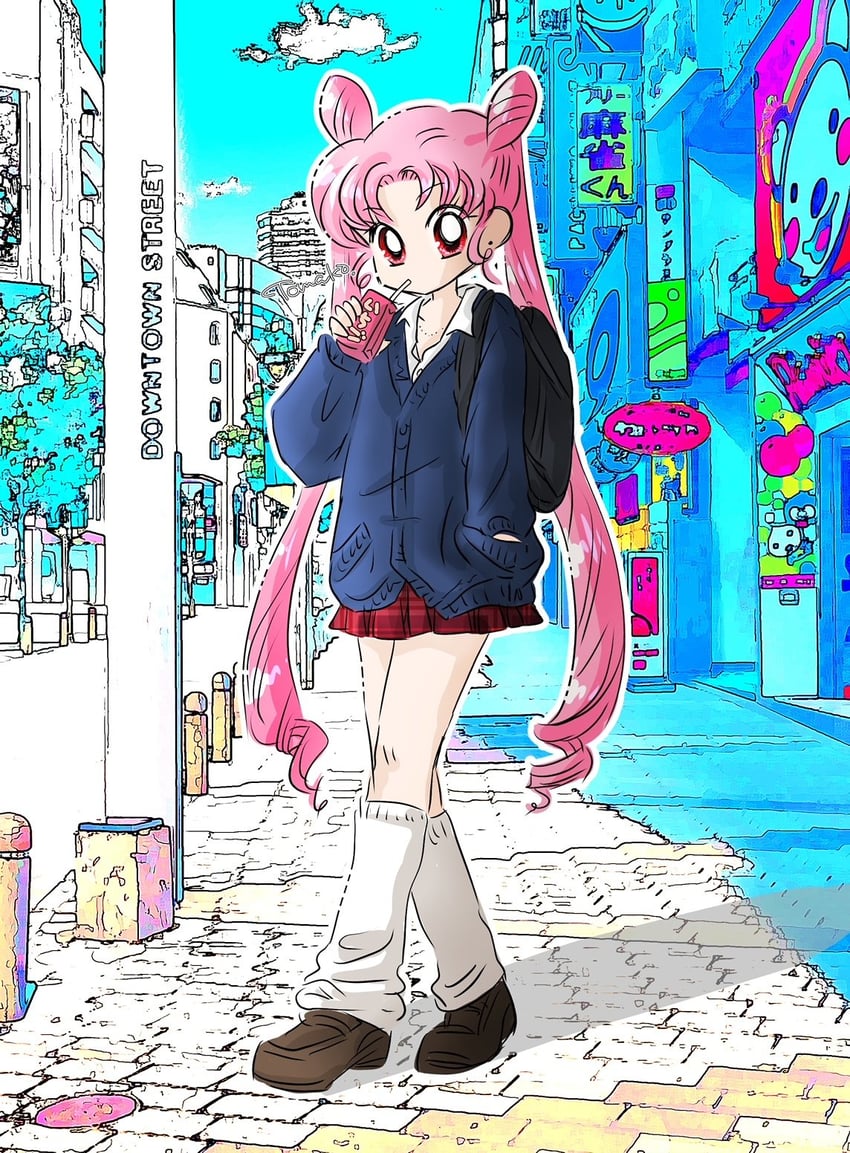 chibi usa (bishoujo senshi sailor moon) drawn by rockcandy_0000