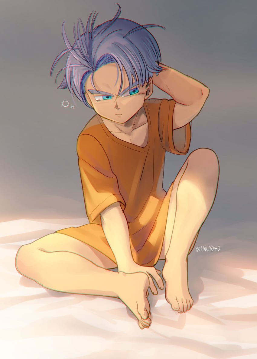 trunks (dragon ball and 1 more) drawn by norun