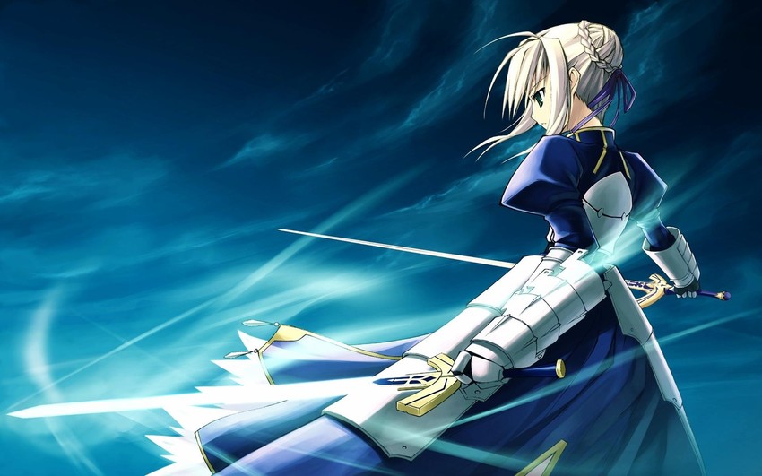 artoria pendragon and saber (fate and 1 more)