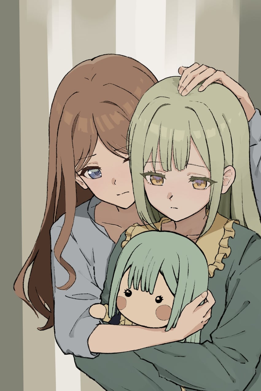 nagasaki soyo, wakaba mutsumi, and mortis (bang dream! and 1 more) drawn by asdfg0612