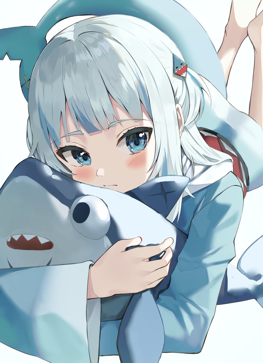gawr gura (hololive and 1 more) drawn by hwanhee