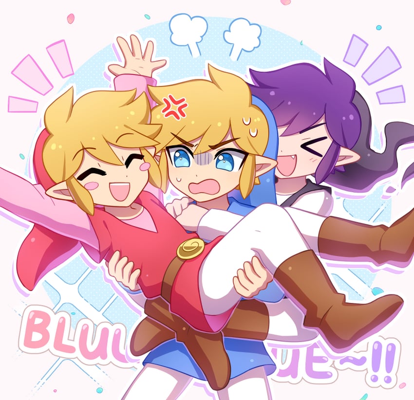 link and shadow link (the legend of zelda and 2 more) drawn by enni