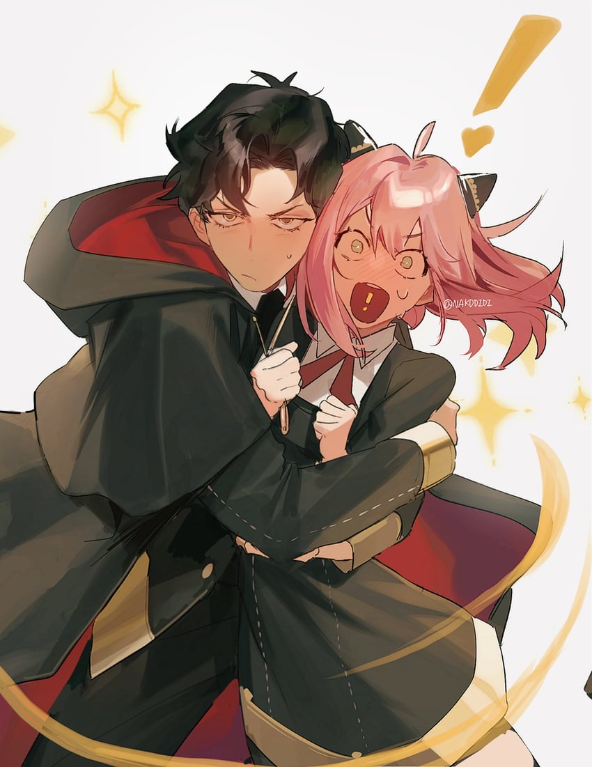 anya and damian desmond (spy x family) drawn by nakddidi