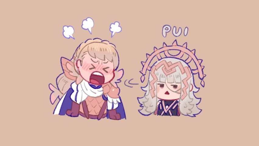 sharena and veronica (fire emblem and 1 more) drawn by mushi_rags