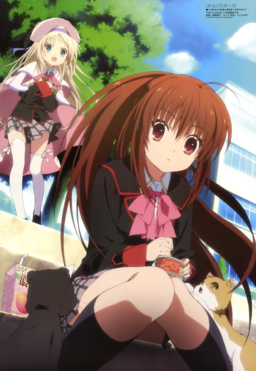 noumi kudryavka and natsume rin (little busters! and 1 more) drawn by iizuka_haruko