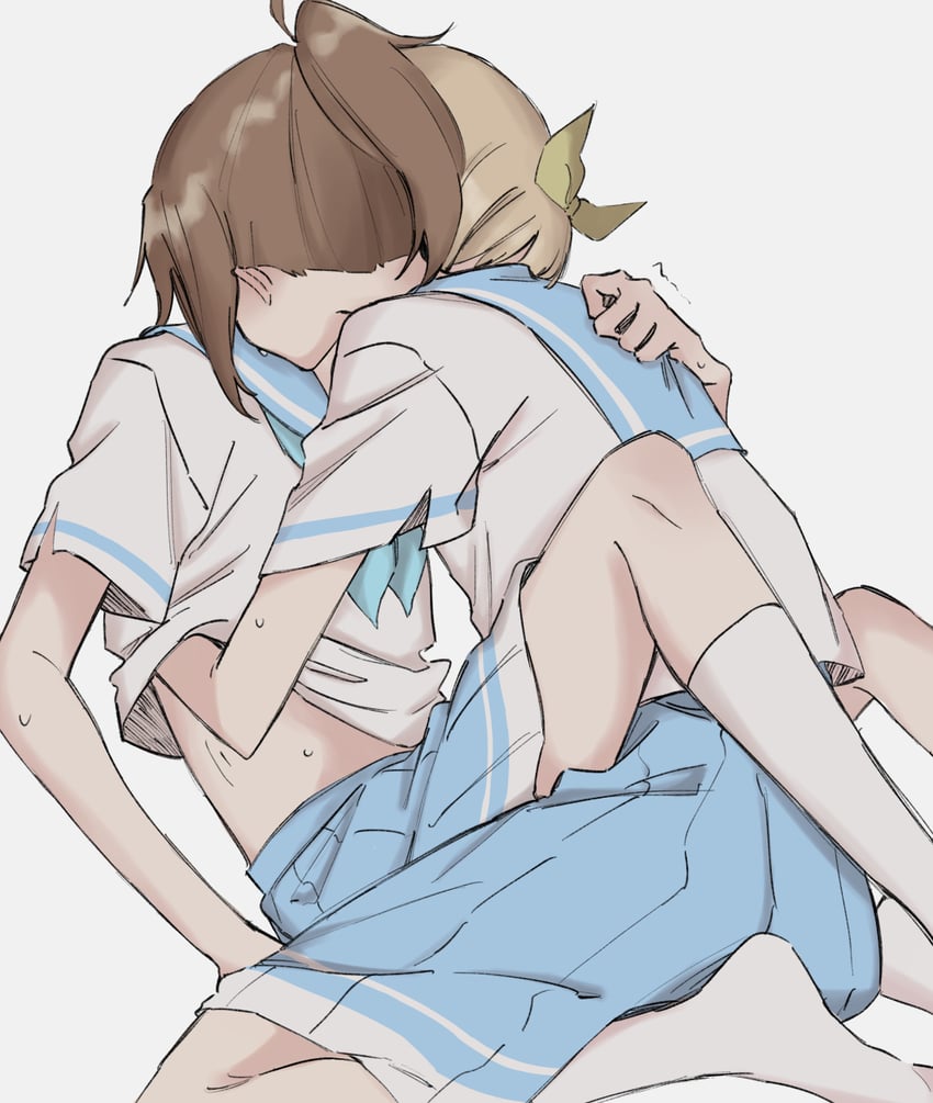 nakagawa natsuki and yoshikawa yuuko (hibike! euphonium) drawn by syonosuke9573
