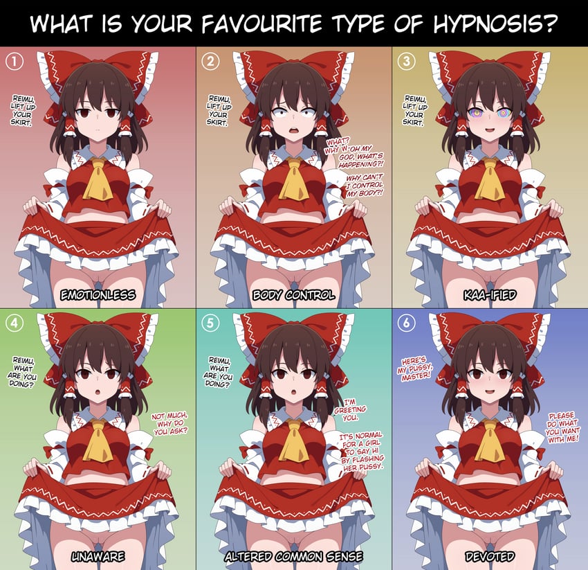 hakurei reimu (touhou) drawn by guilegaze