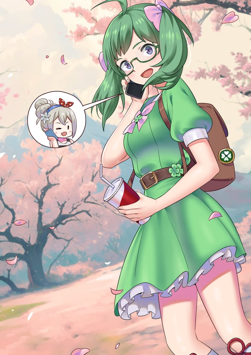female kana and midori (fire emblem and 1 more) drawn by igni_tion