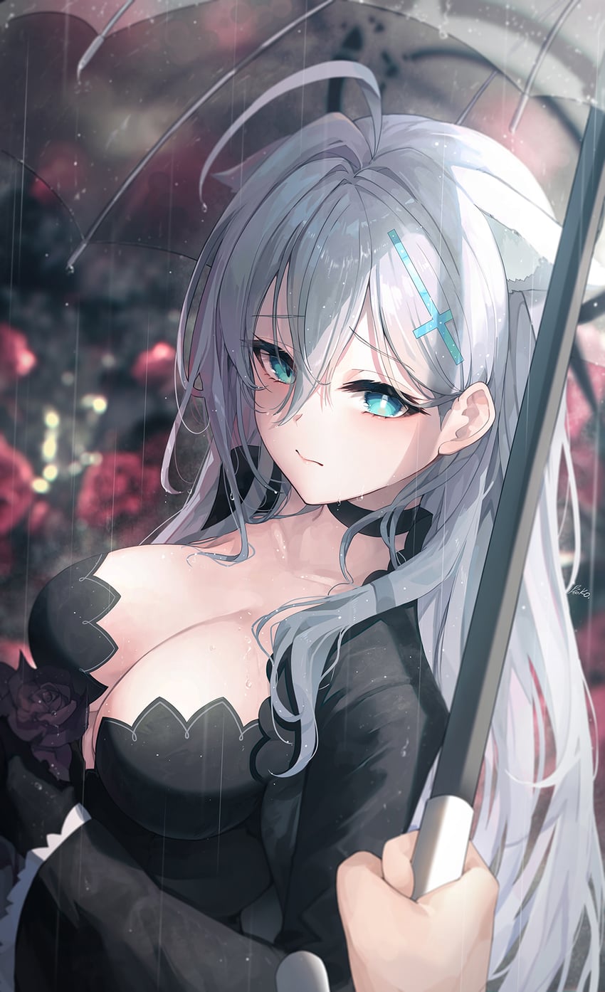 shiroko and shiroko terror (blue archive) drawn by pioko