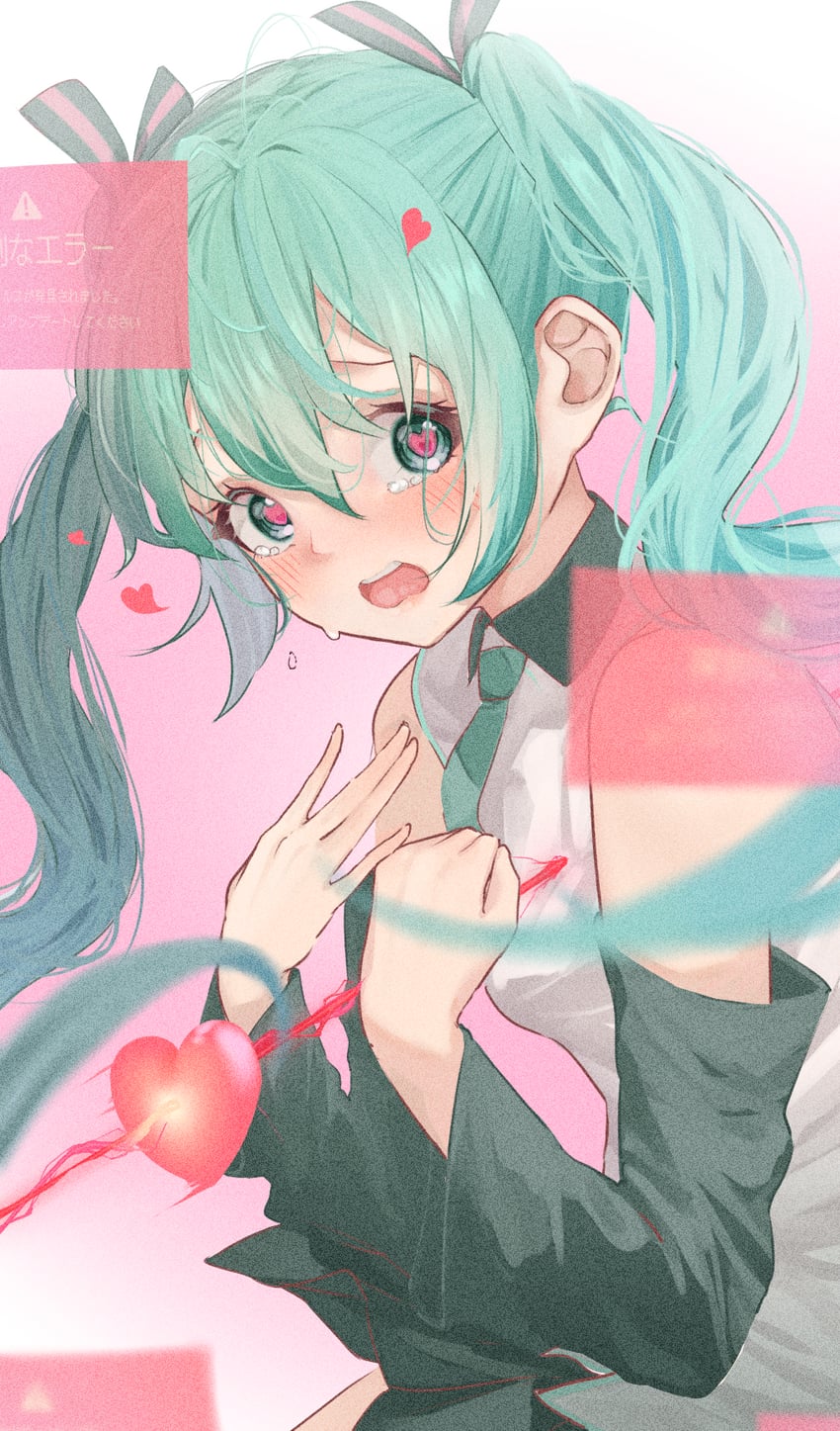 hatsune miku (vocaloid) drawn by tachibana_shiori_(suica_112)