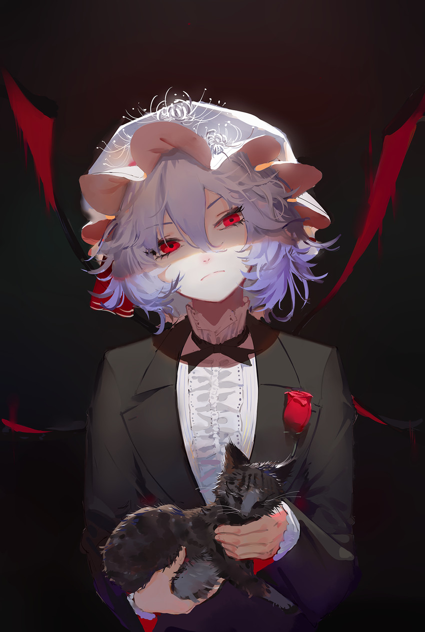 remilia scarlet (touhou and 1 more) drawn by hoshimawa