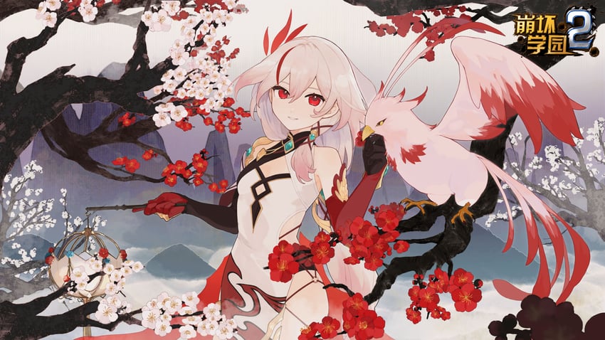 fu hua and jingwei (honkai and 1 more) drawn by mogomaco
