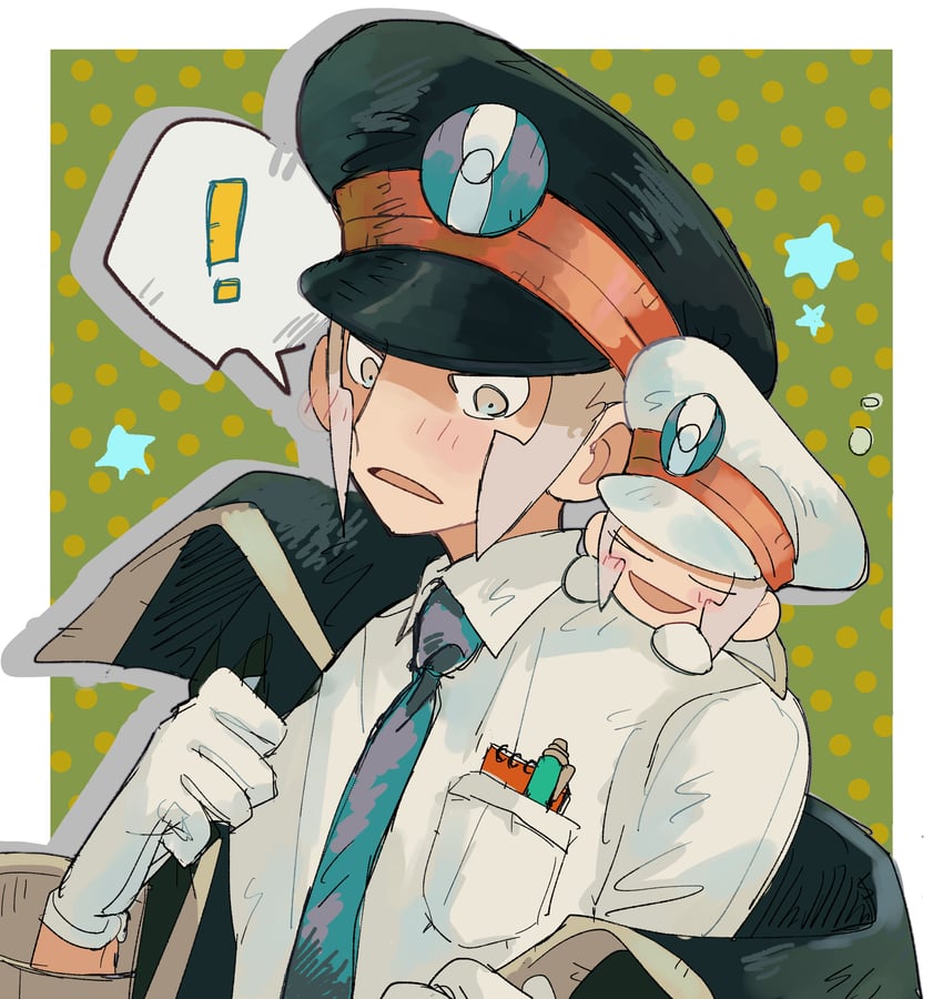 ingo and emmet (pokemon and 1 more) drawn by onigiri_(ahku5522)