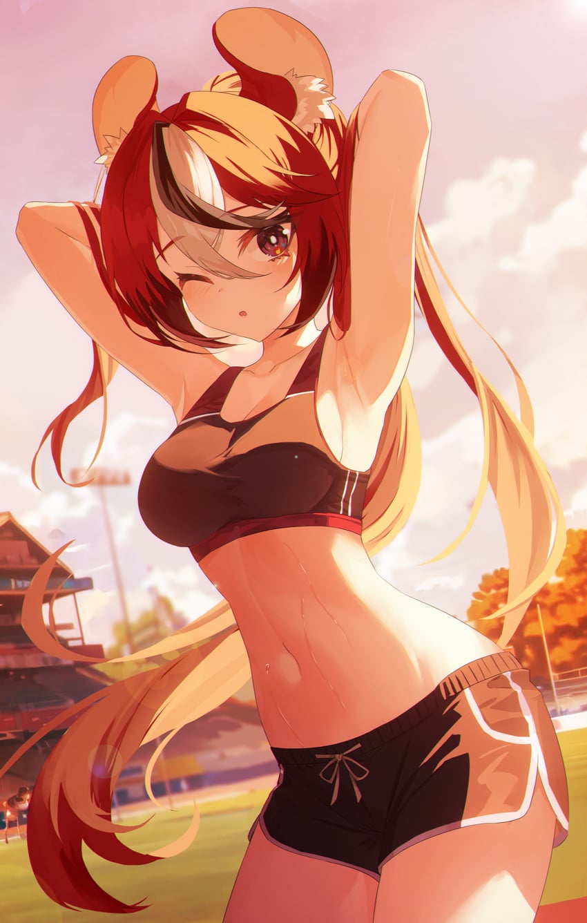 hakos baelz (hololive and 1 more) drawn by jiang_ye_kiri