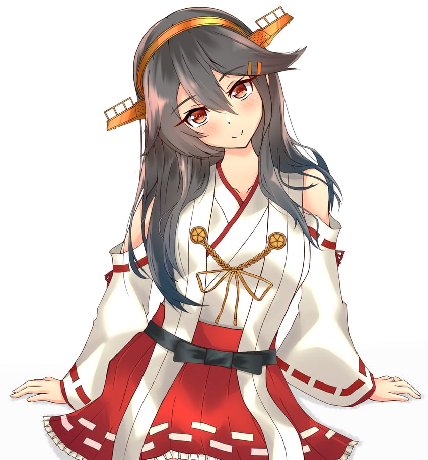 haruna and haruna kai ni (kantai collection) drawn by sandanjuu
