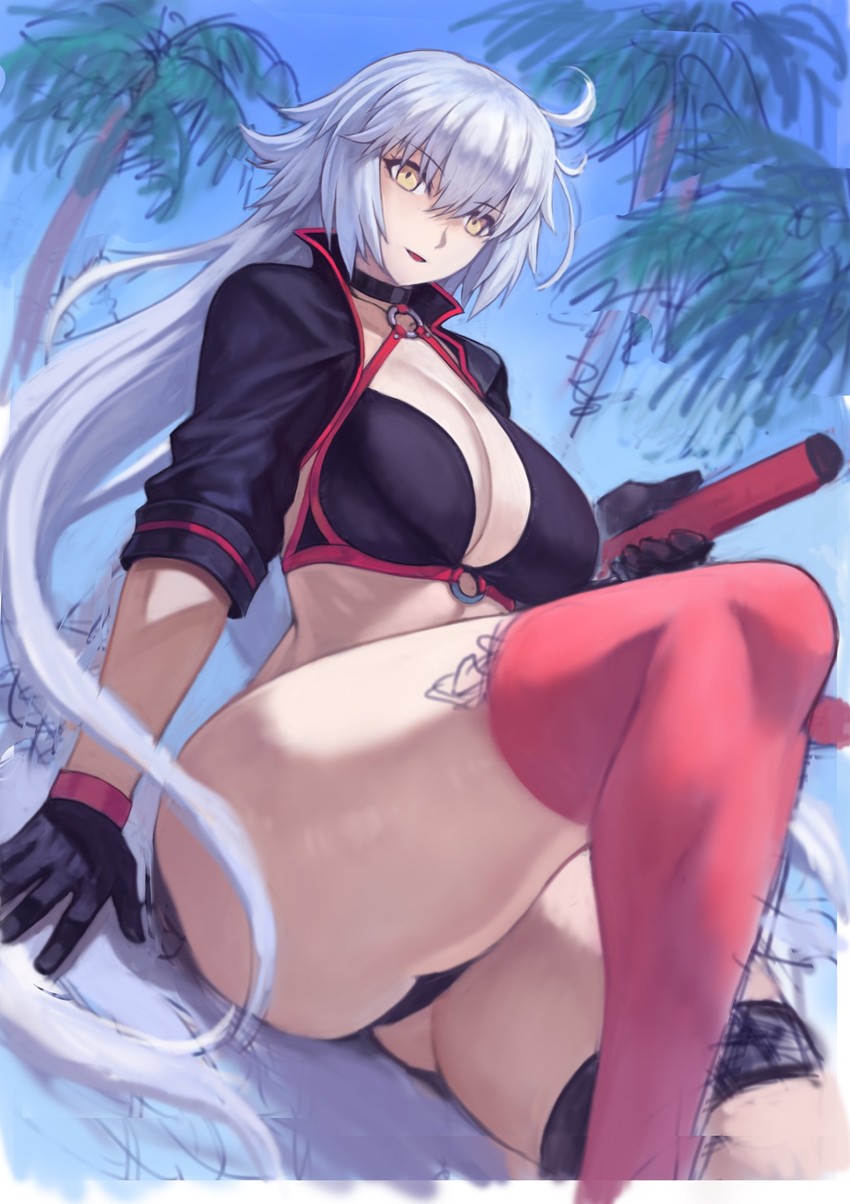 jeanne d'arc alter (fate and 1 more) drawn by mogudan