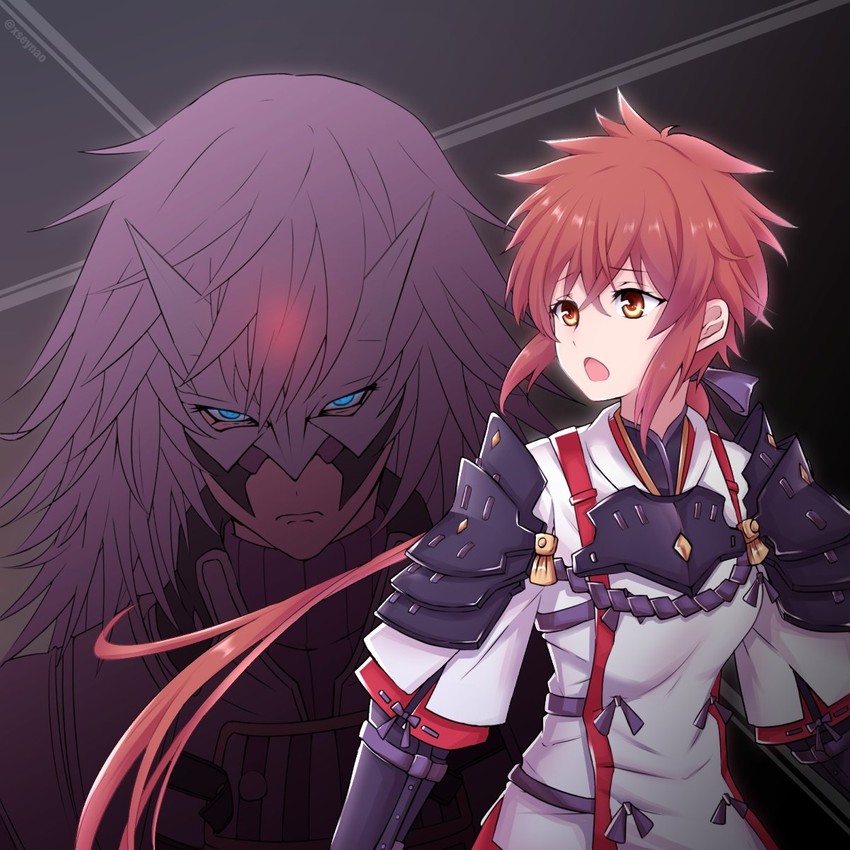 lora and jin (xenoblade chronicles and 2 more) drawn by mochimochi_(xseynao)