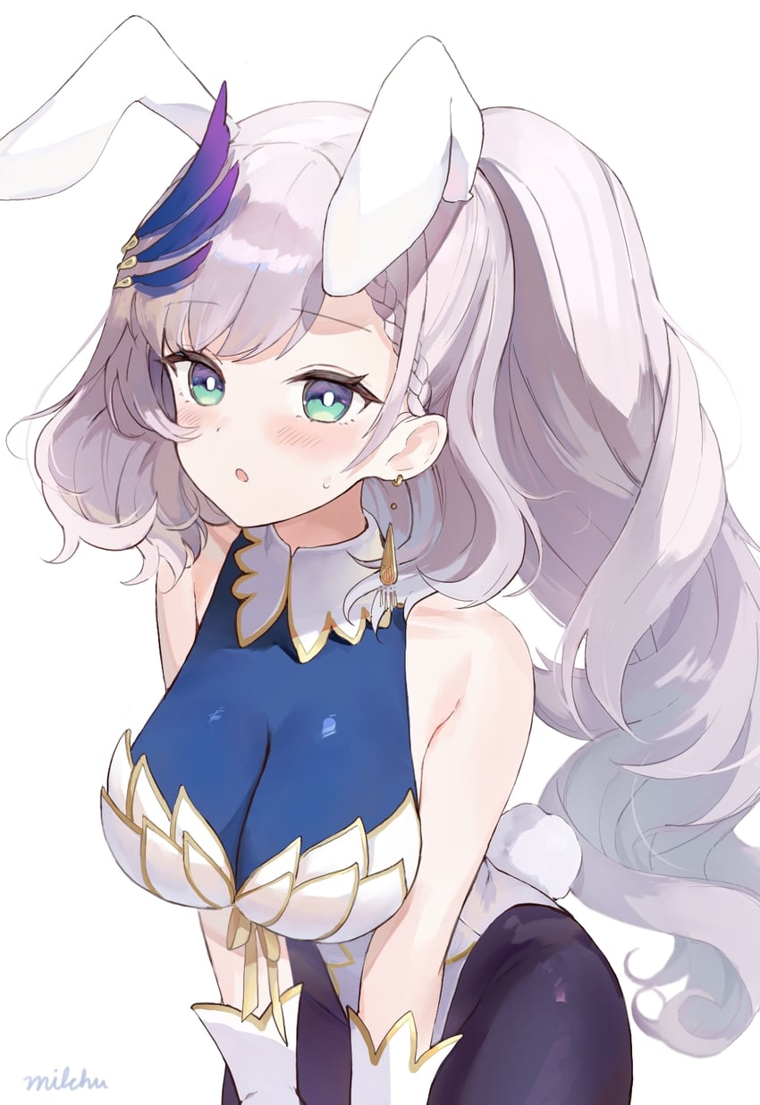 pavolia reine (hololive and 1 more) drawn by milchu