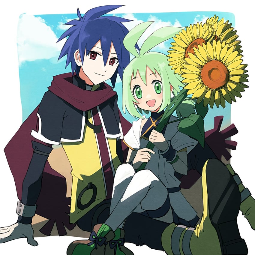 marona and ash (phantom brave and 1 more) drawn by 212121mmmmm