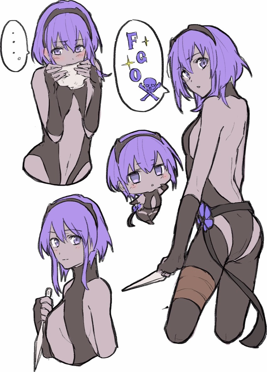 hassan of serenity (fate and 2 more) drawn by teshima_nari
