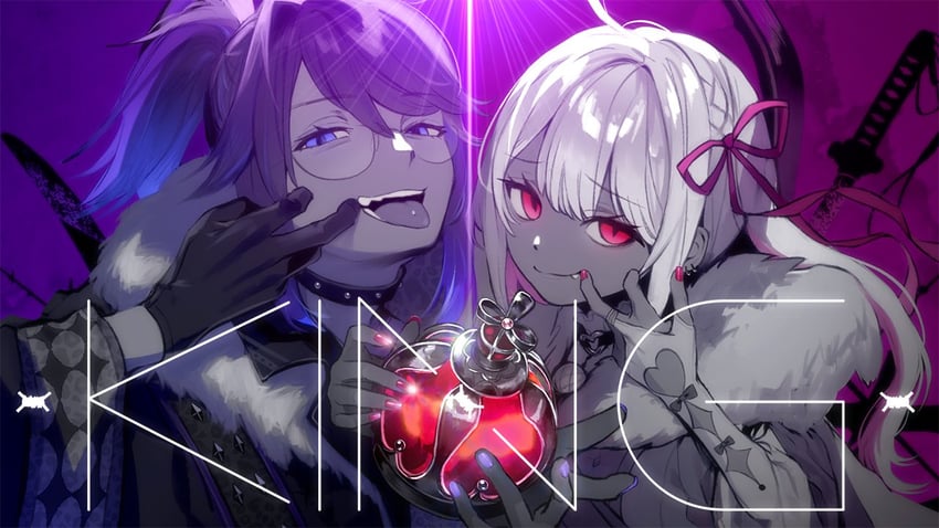 kson, souchou, and hanamiya rica (indie virtual youtuber and 2 more) drawn by rouge-manta