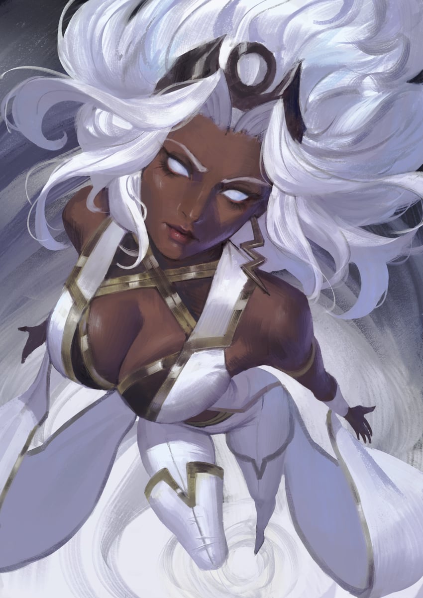 storm (marvel and 2 more) drawn by phamoz