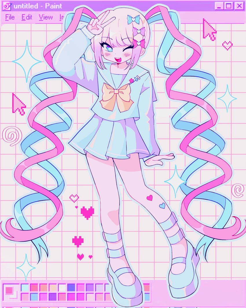 chouzetsusaikawa tenshi-chan (needy girl overdose and 2 more) drawn by cerise_(ceriisu)