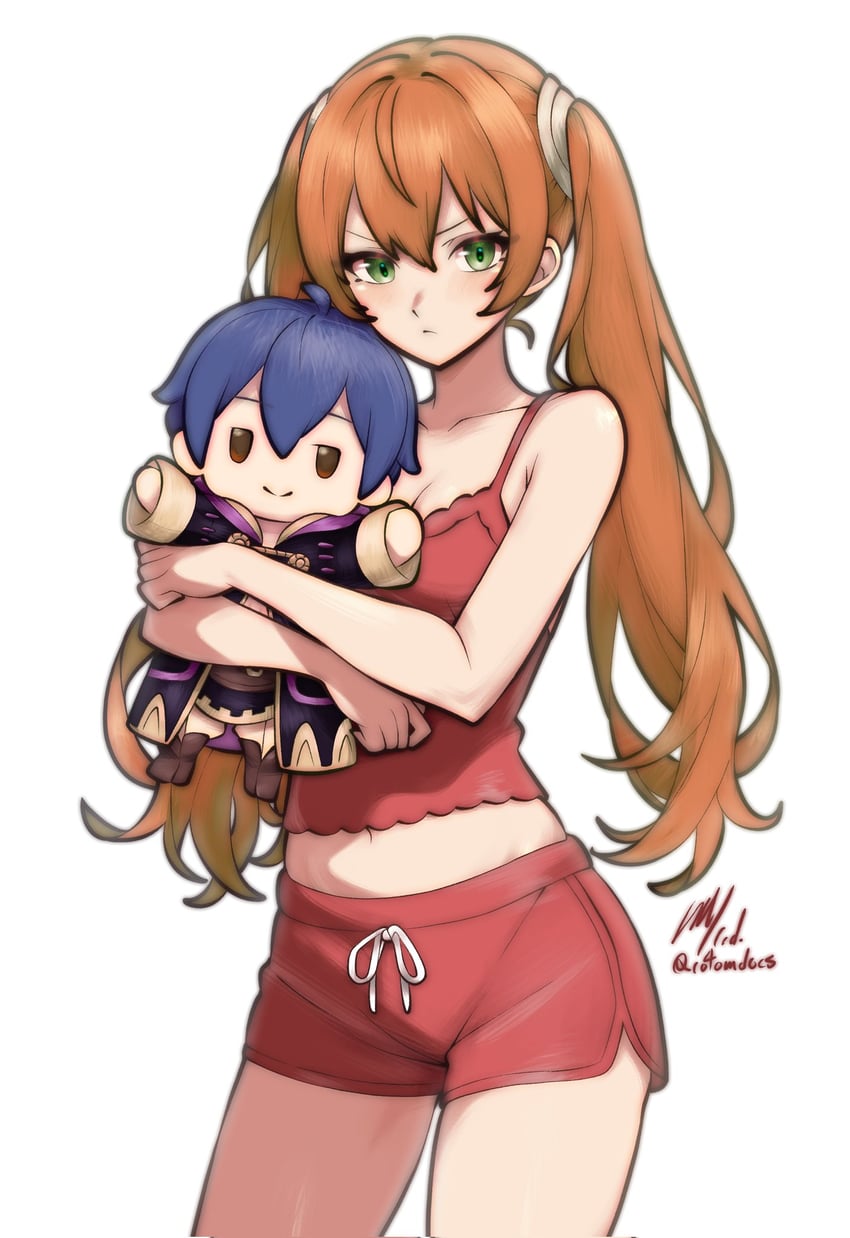 severa and male morgan (fire emblem and 1 more) drawn by rotomdocs