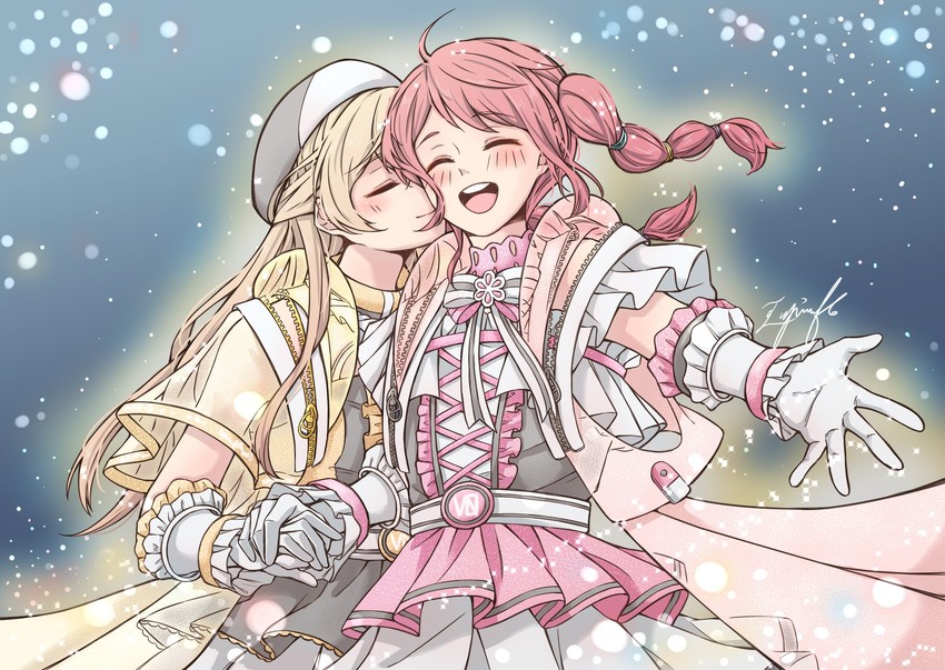 maruyama aya and shirasagi chisato (bang dream!) drawn by aiiro_bokujuu