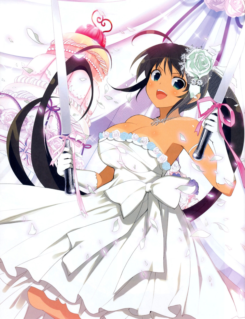 homura (senran kagura and 1 more) drawn by yaegashi_nan