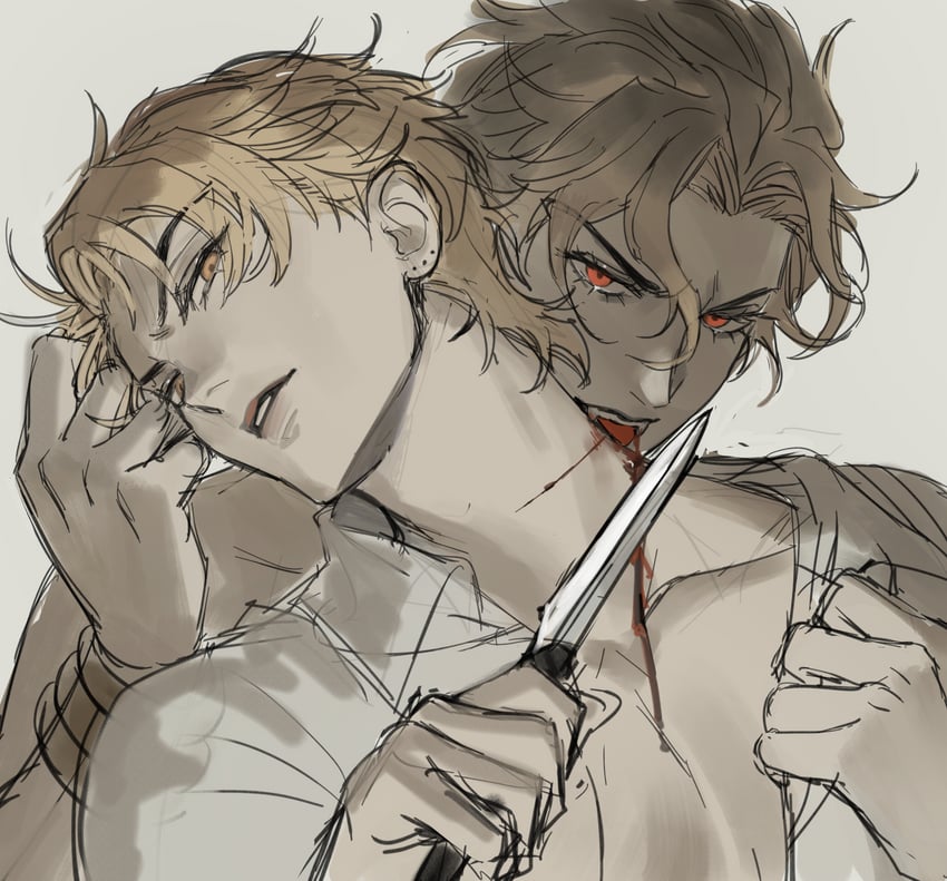 dio brando (jojo no kimyou na bouken and 2 more) drawn by bustersiri