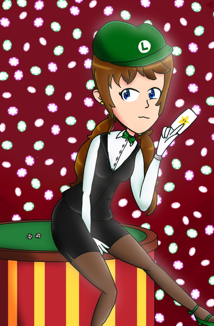 luigi (mario and 1 more) drawn by sora_(mintybea)