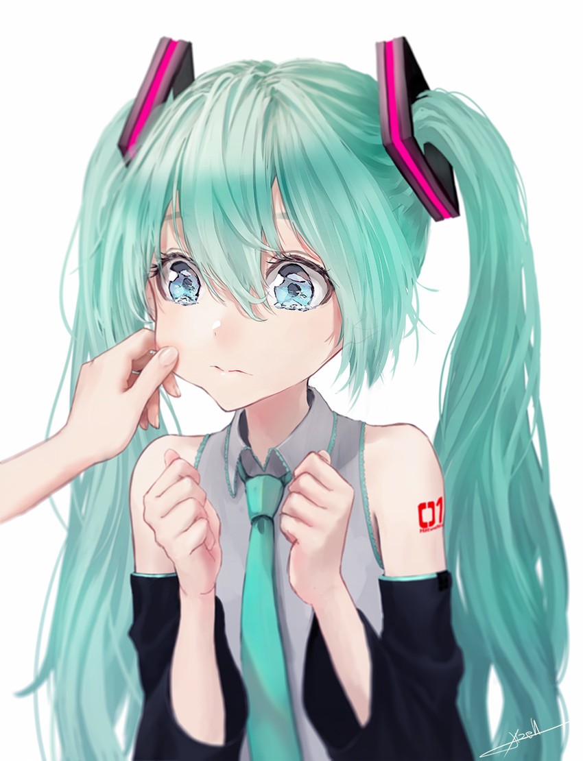 hatsune miku (vocaloid) drawn by jizell