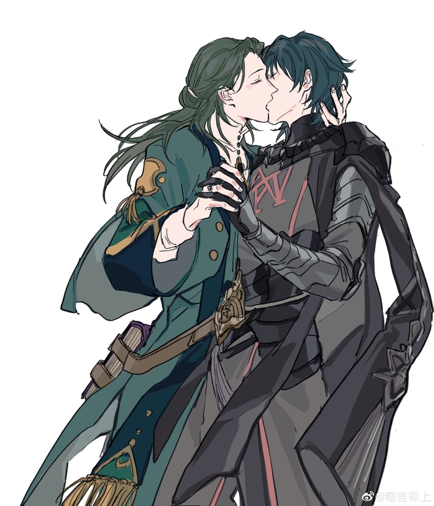 male byleth and linhardt von hevring (fire emblem and 1 more) drawn by mimulishizi