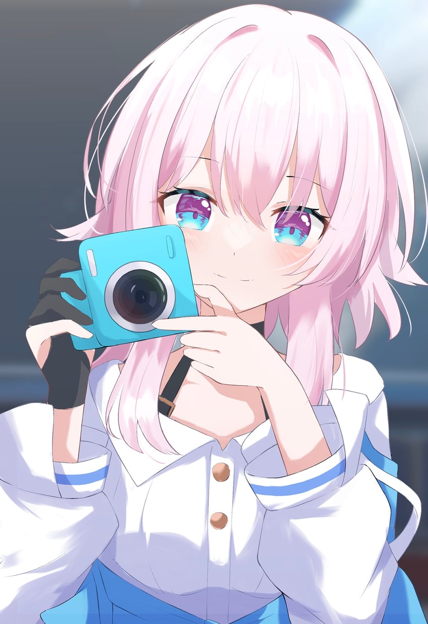 march 7th (honkai and 1 more) drawn by koenage_kaoru