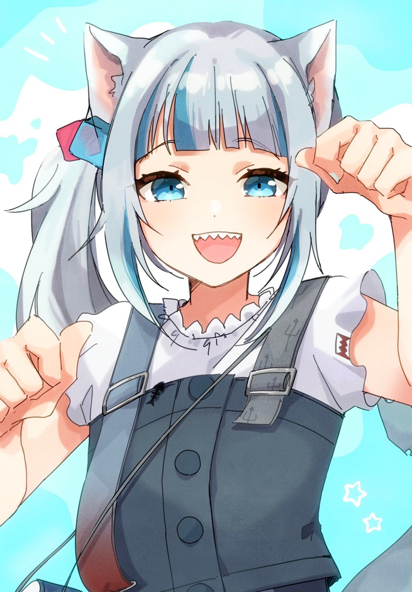 gawr gura (hololive and 1 more) drawn by antsat0