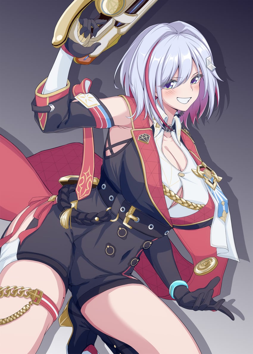 topaz (honkai and 1 more) drawn by morimasakazu