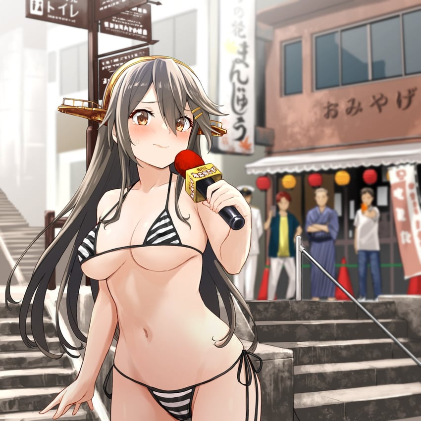admiral and haruna (kantai collection) drawn by watanore