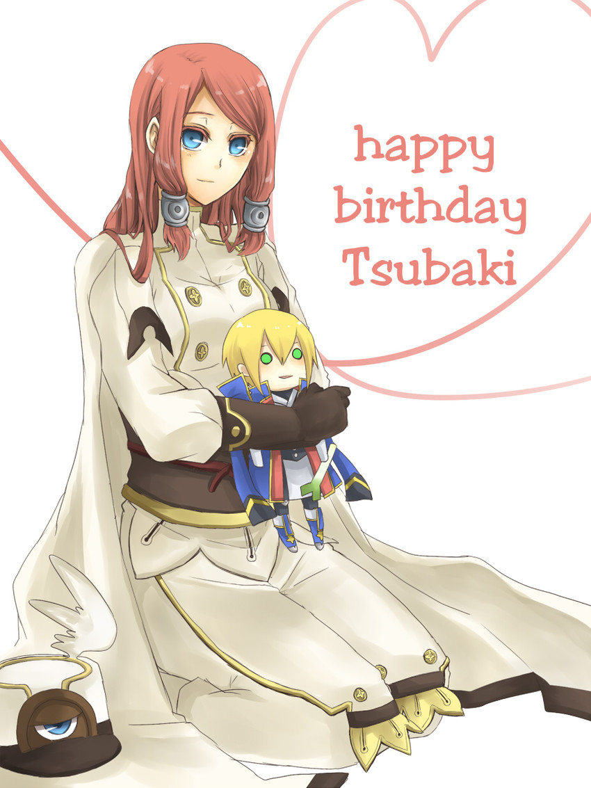 jin kisaragi and tsubaki yayoi (blazblue and 1 more)