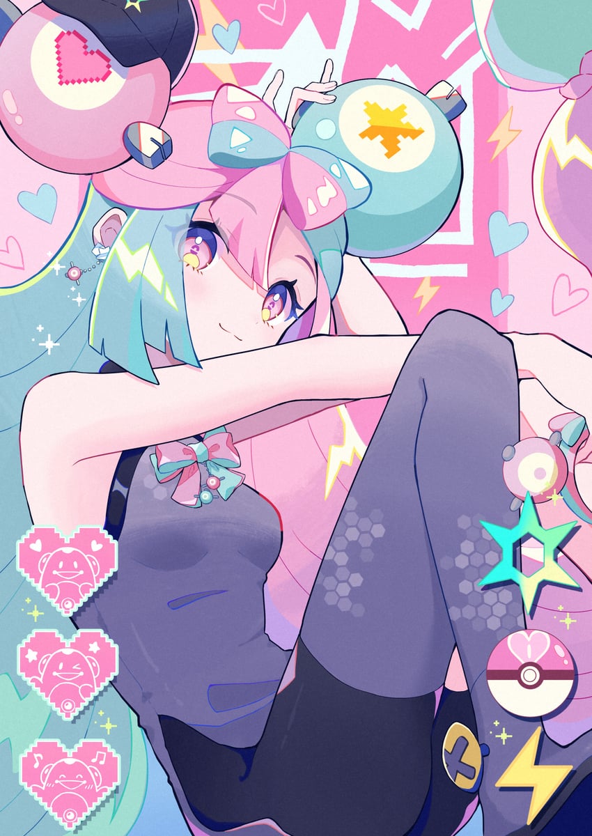 iono (pokemon and 1 more) drawn by haru_(haruxxe)