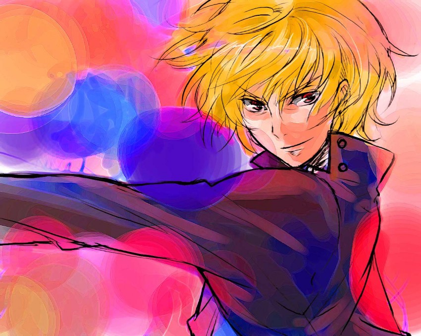 gilgamesh (fate and 1 more) drawn by higi_(rodriguez)