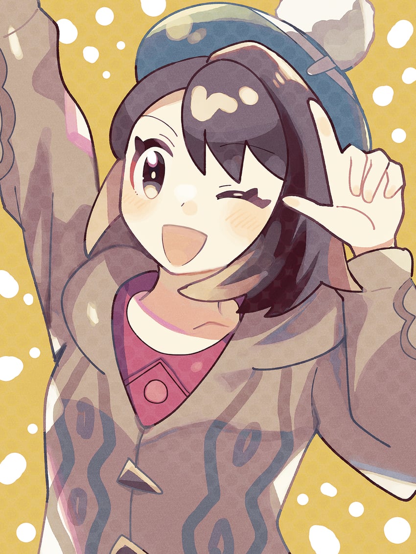 gloria (pokemon and 1 more) drawn by anidler91