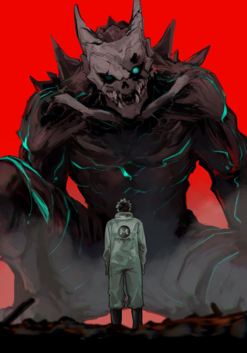 hibino kafka (kaijuu no. 8) drawn by nakano_(2_mannaka)