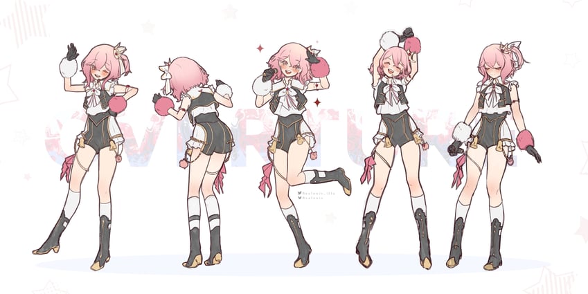 rosemi lovelock (nijisanji and 1 more) drawn by bealouis_illu
