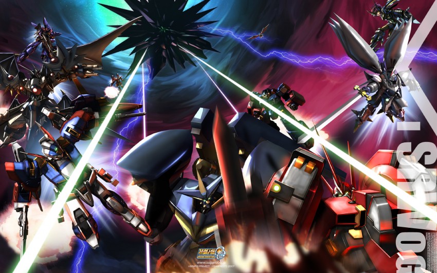 alteisen, valsione, cybuster, weissritter, gespenst, and 8 more (super robot wars and 1 more)