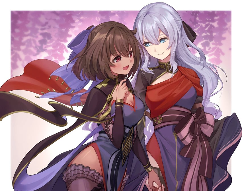 sharifah ozdil and alexandra viktorovna dashkova (original) drawn by kuze_kaname