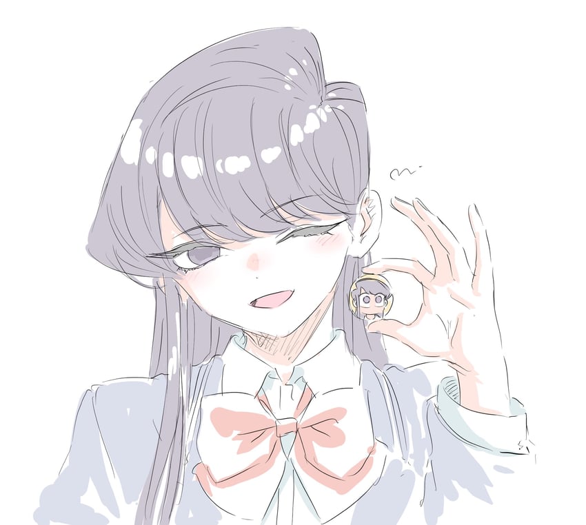 komi shouko (komi-san wa komyushou desu) drawn by mitsugu